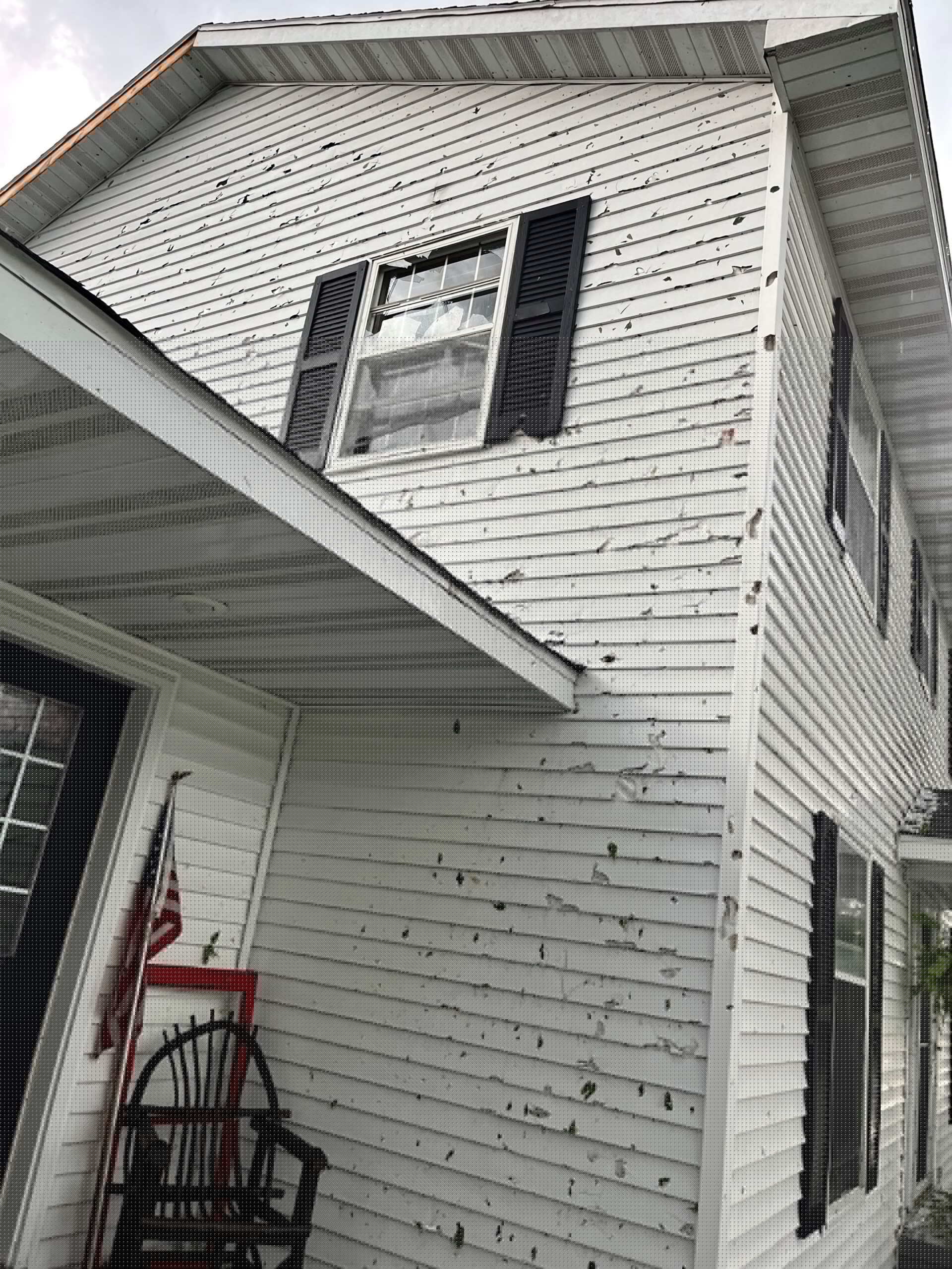 hail damage to siding 