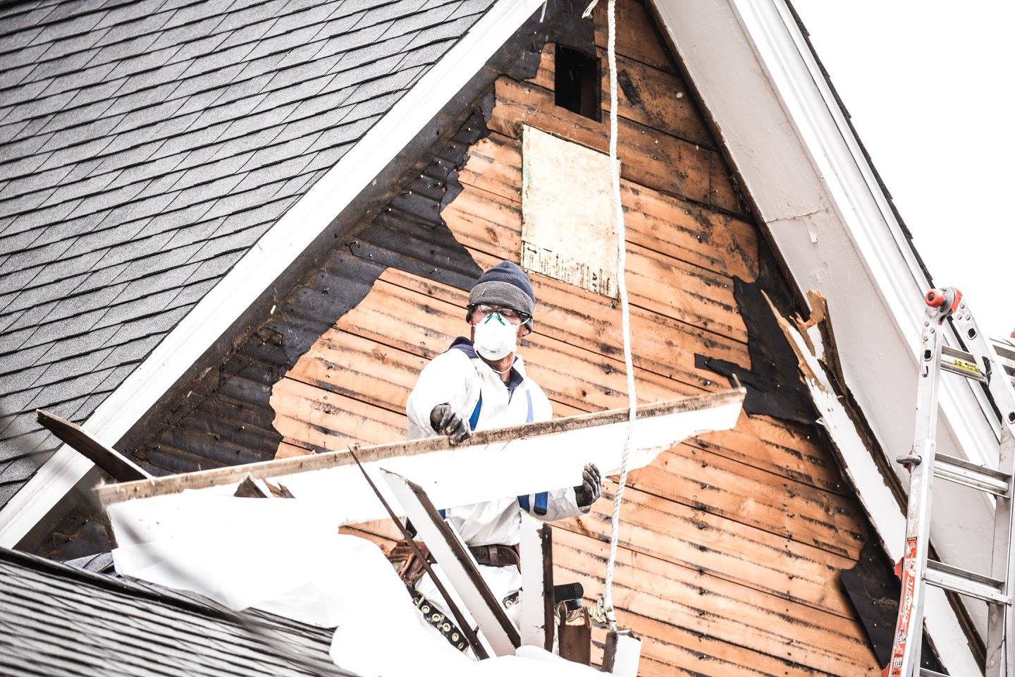 lead paint found when removing old siding