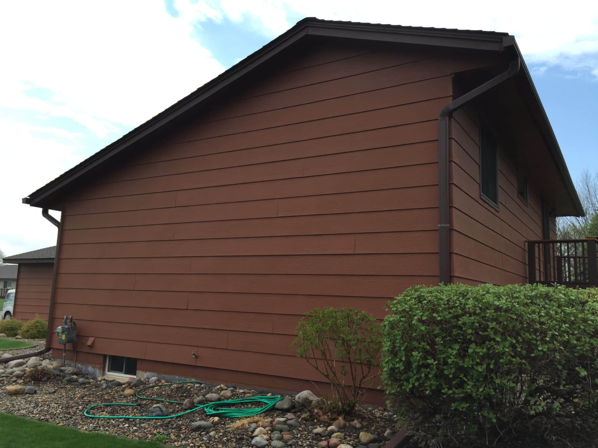 home before Apple Valley siding replacement