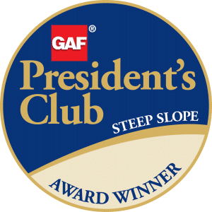 GAF Steep Slope President's Club Award
