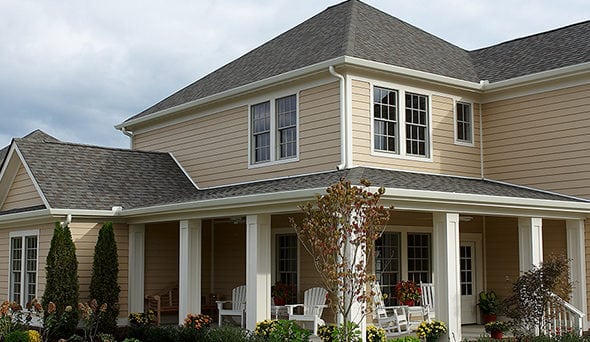 LP SmartSide siding installed on Twin Cities home