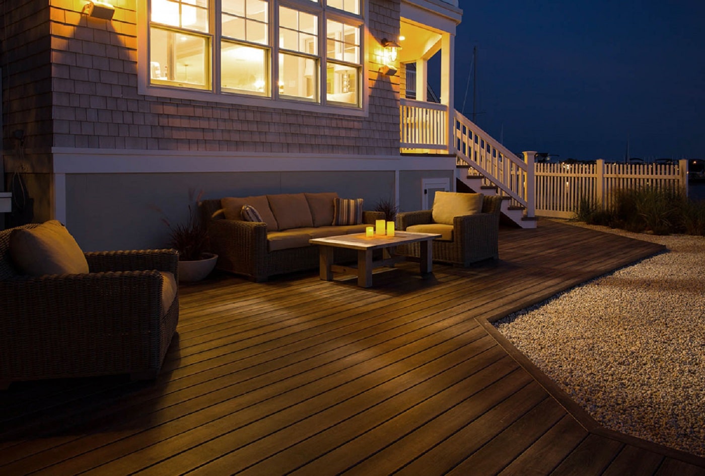 new deck and patio