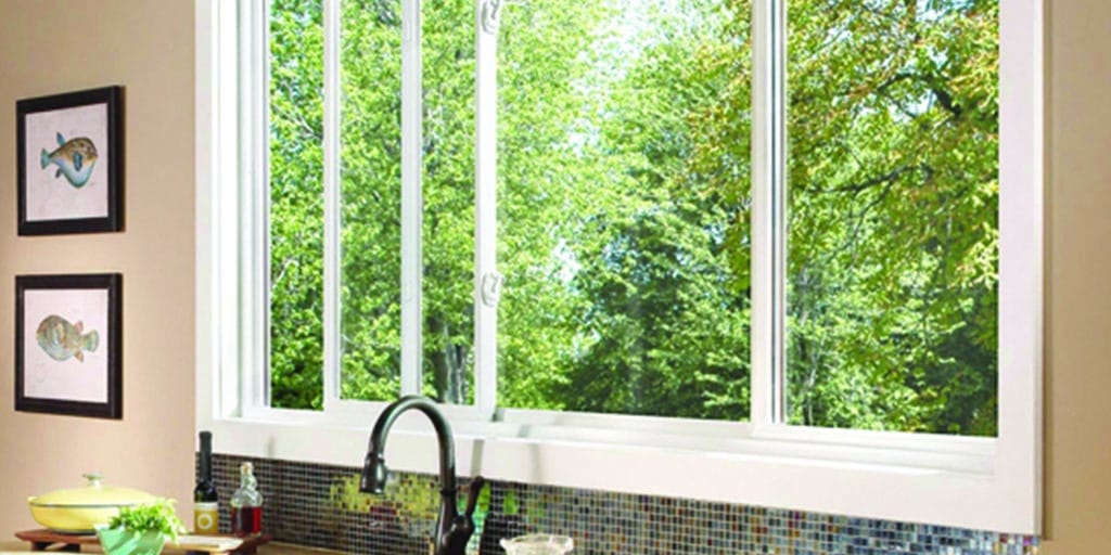 sliding window in kitchen