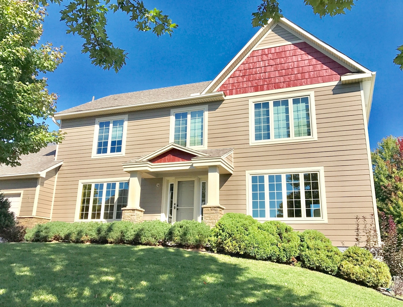 LP Siding siding installed by Lindus Construction on Woodbury home