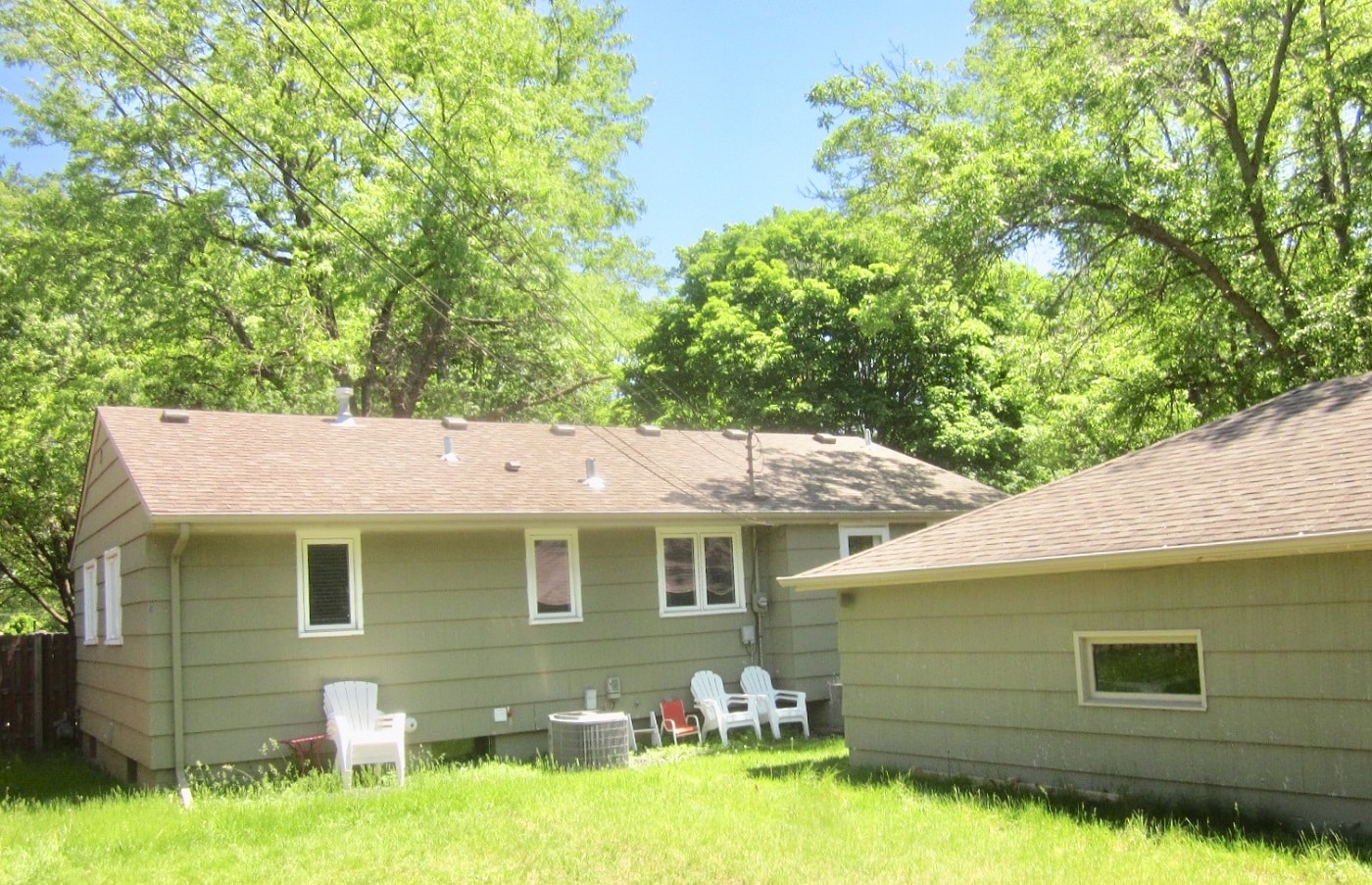 old siding on St Louis Park home