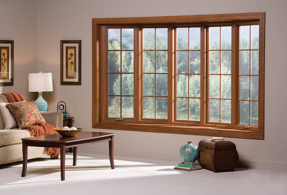 bow window in a living room