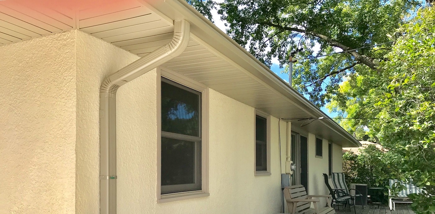 New LeafGuard gutters installed on St Paul home