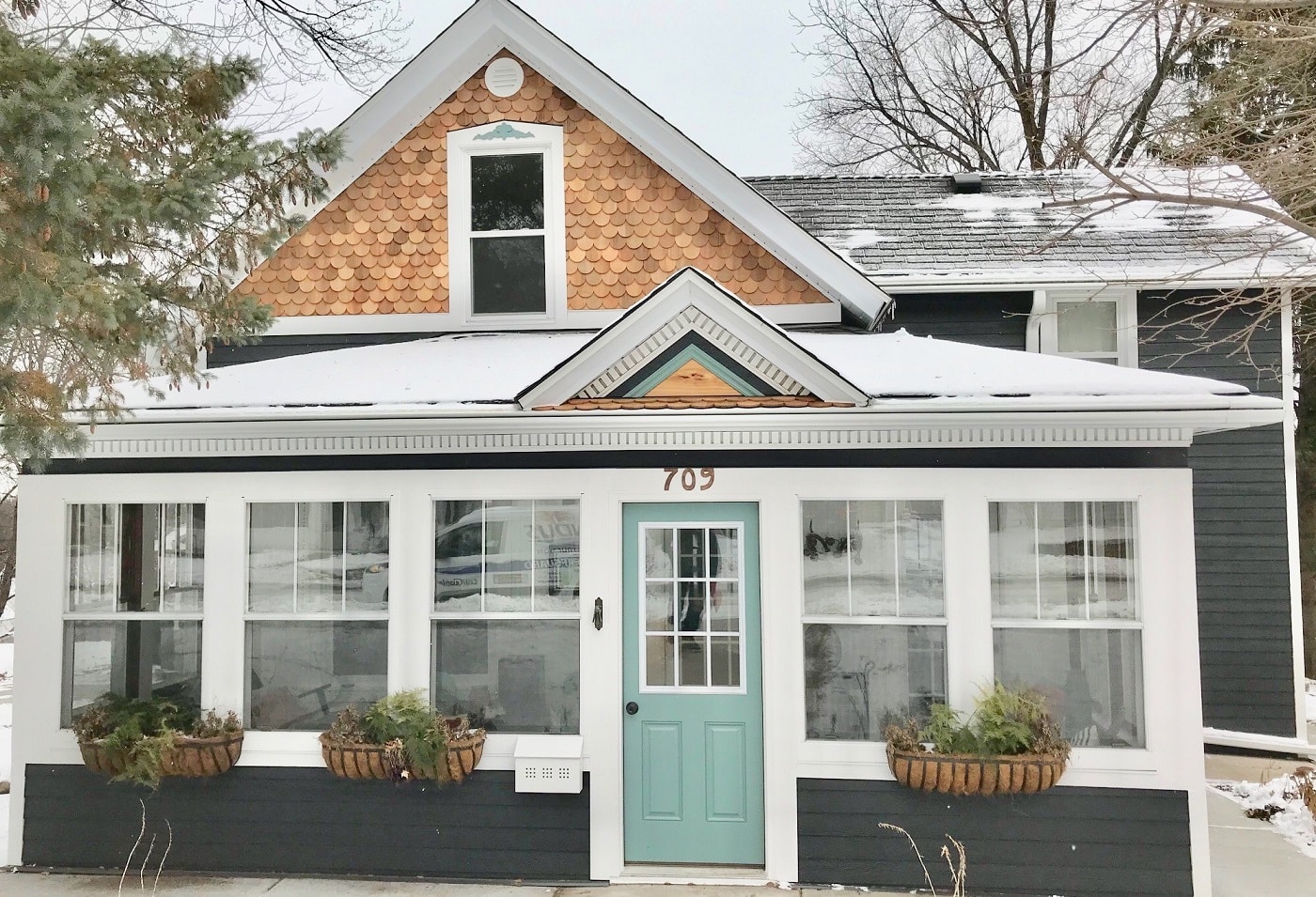 unique LP SmartSide siding installed on Twin Cities home by Lindus
