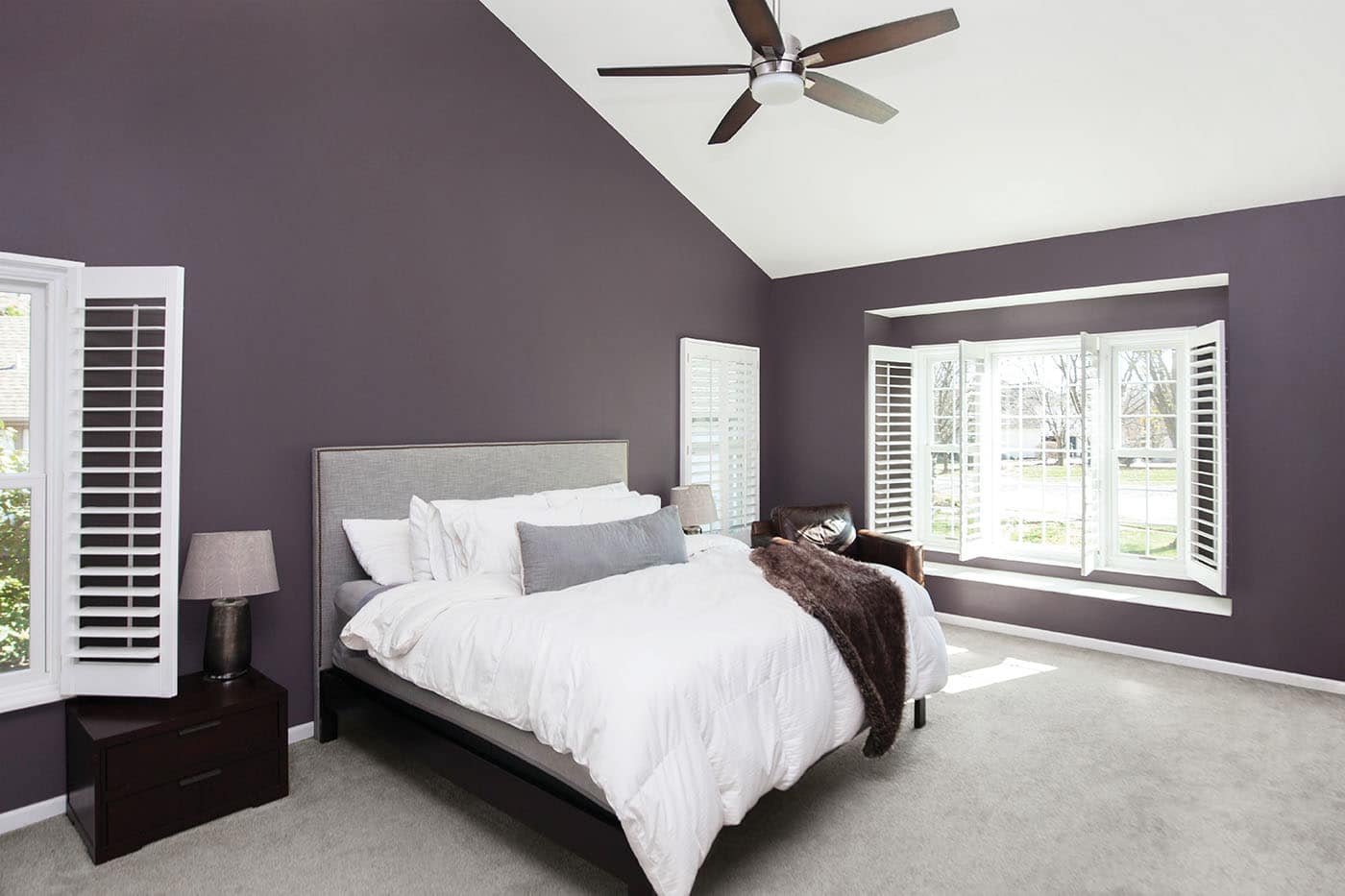 infinity double hung master bedroom