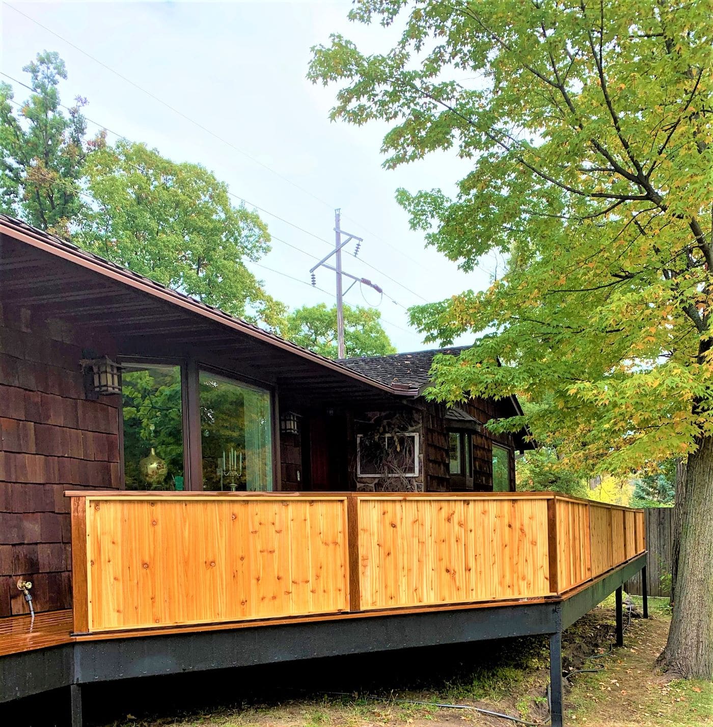  Ipe Deck installed on Wayzata home