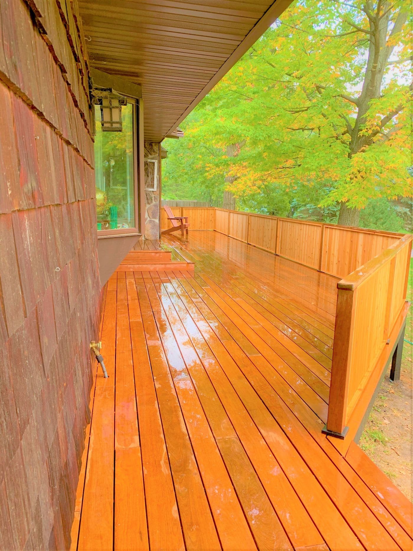 Ipe Deck installed on Wayzata home
