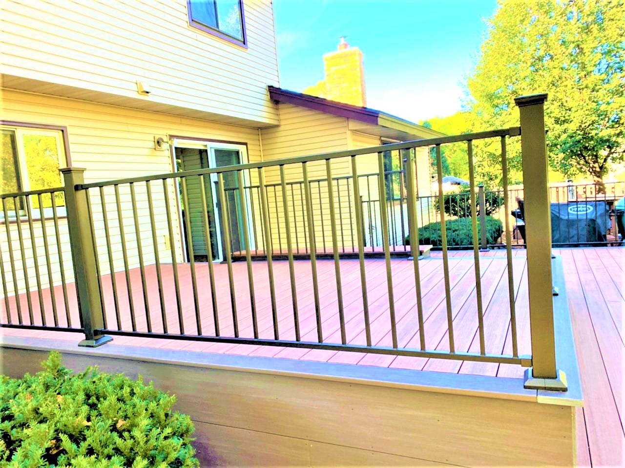 TimberTech AZEK® deck installed in Shoreview, MN
