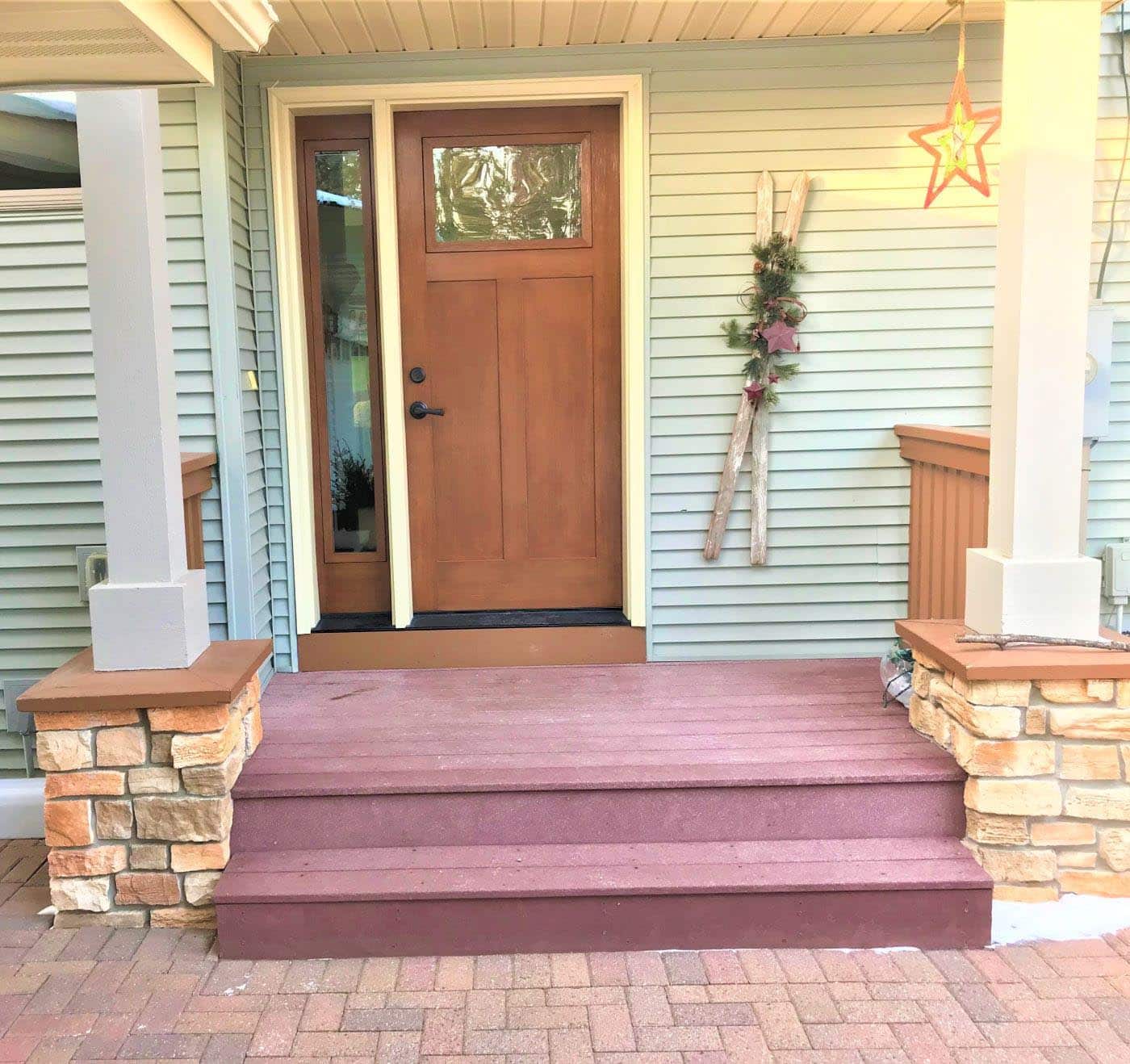 Fiberglass Provia door installed on Woodbury home