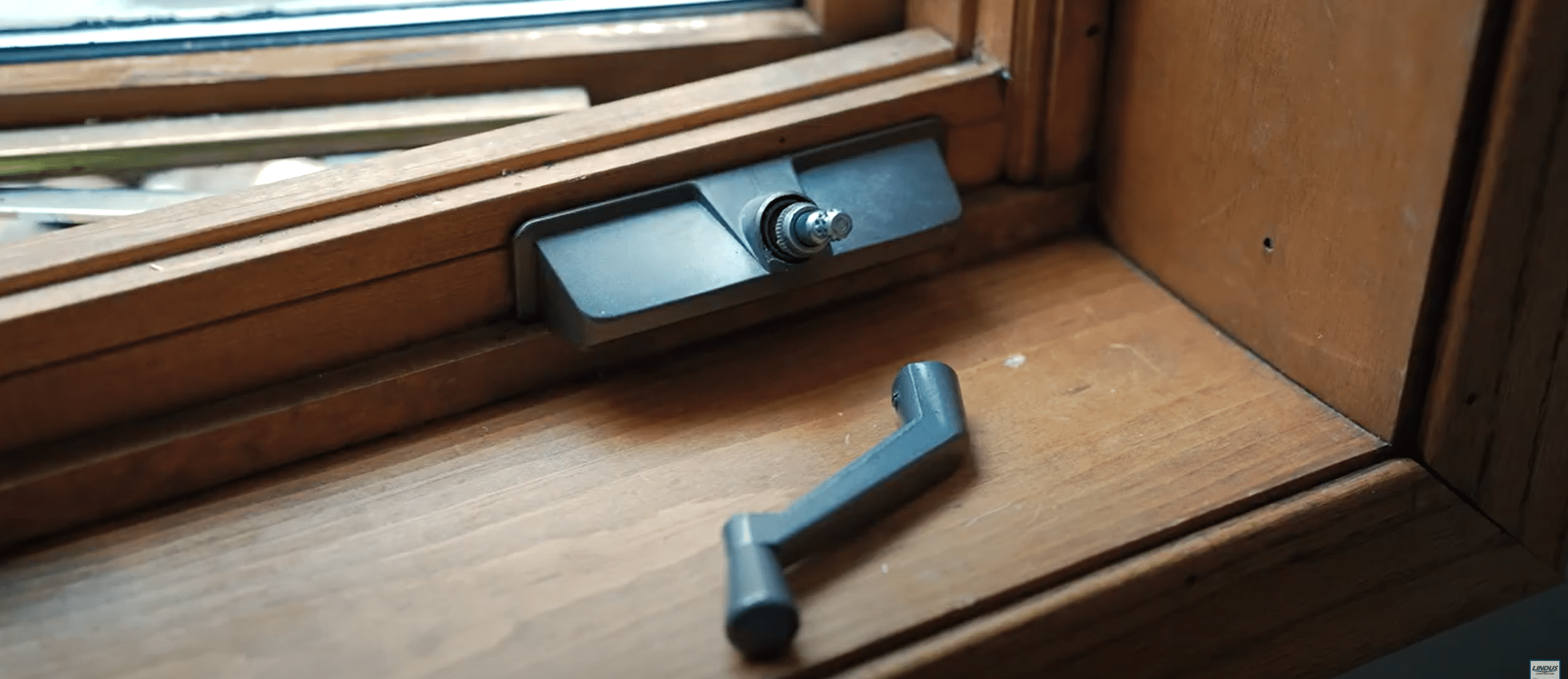 Broken house windows